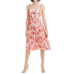 CLUB MONACO Sinthea Floral Pleated Dress